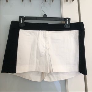J. Crew Chino Black & White Shorts Size 6